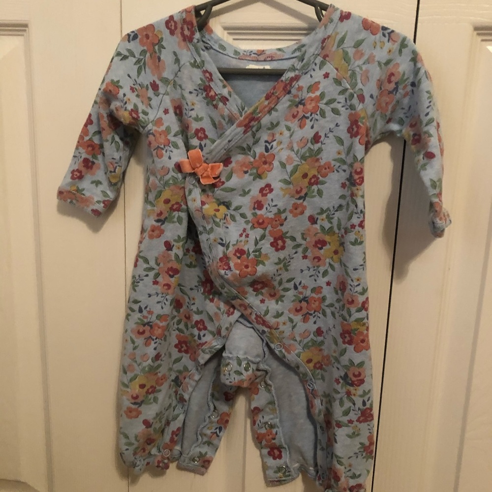 Mud Pie floral sleeper